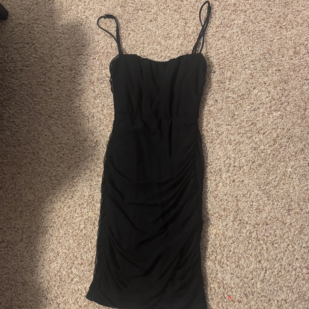 Elegant Black Women's Dress-Lucy in the Sky